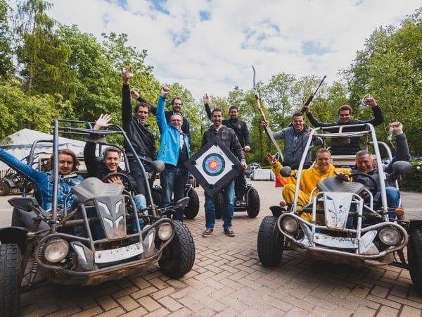 Buggy rijden voor bedrijfsfeest