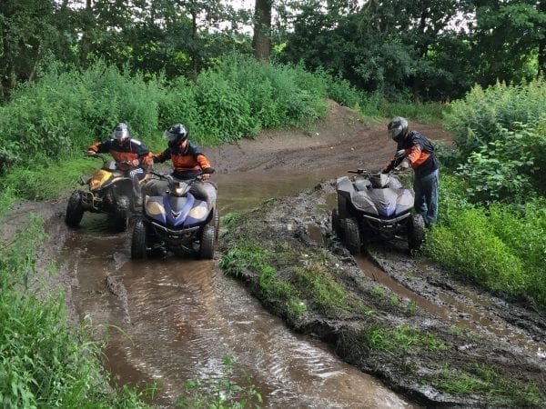 Quad rijden bedrijfsfeest