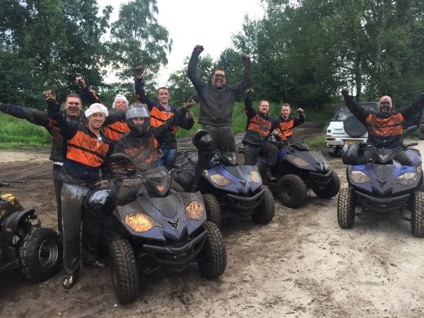 Quad rijden vrijgezellenfeest